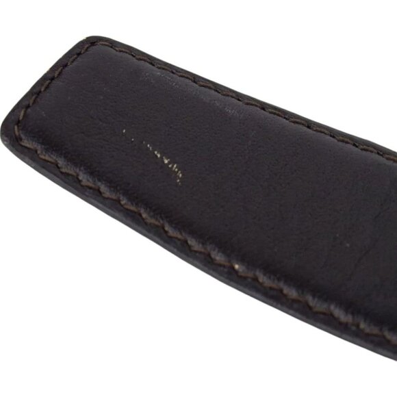 193145AQ (S1) Celine Belt Sulky Buckle Black Leather main image 5